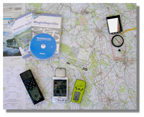 GPS-Praxis  Bild: Arnold Schongen