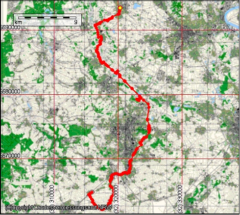 Karte Niers Tour 1 - Schongen/MagicMaps