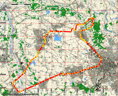 Route Schluff Schongen / MagicMaps